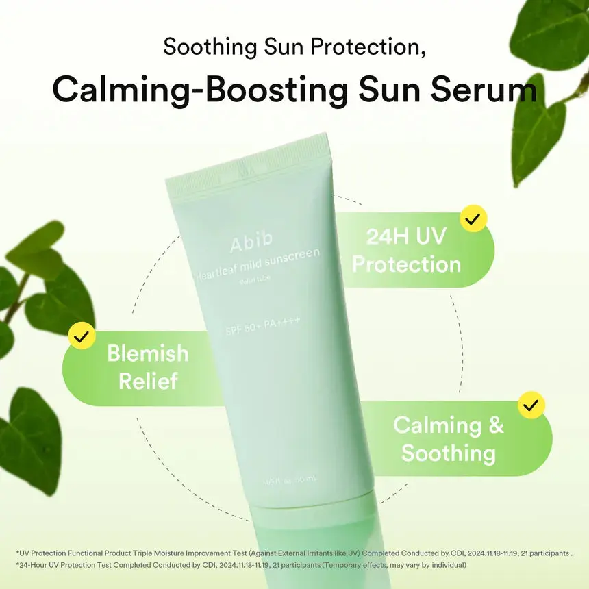 Heartleaf Mild Sunscreen Relief Tube - Image 5