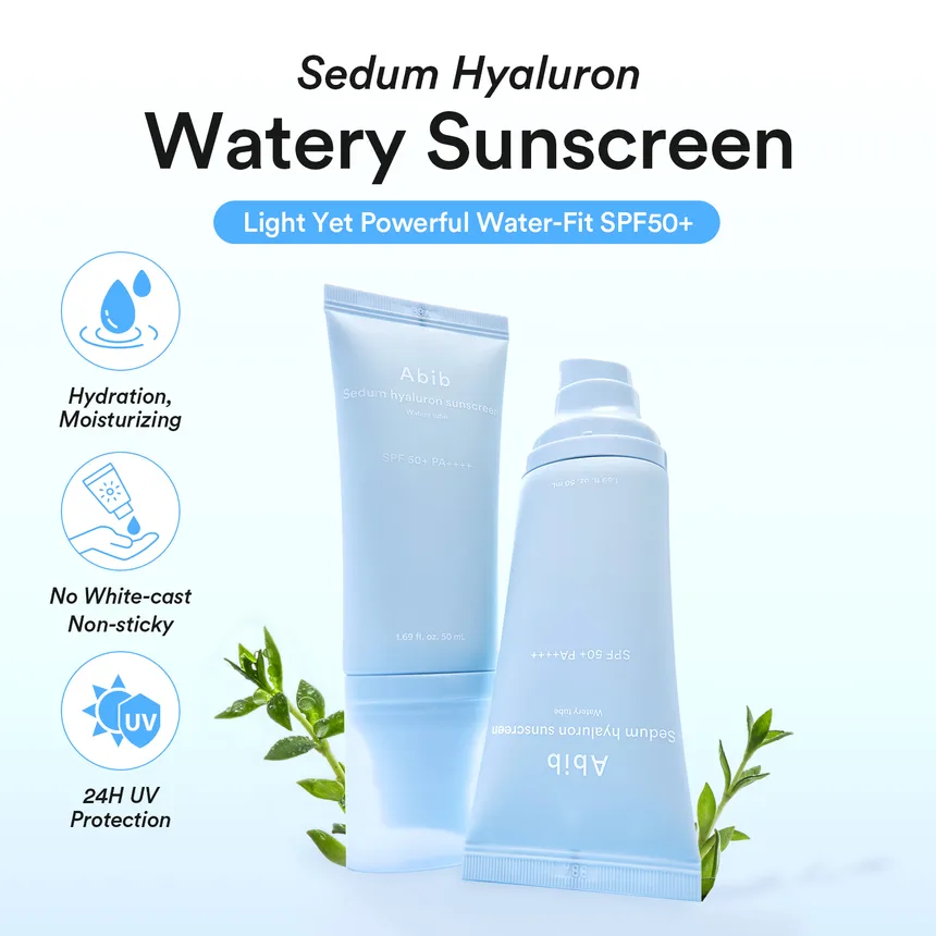Sedum Hyaluron Sunscreen Watery Tube - Image 6
