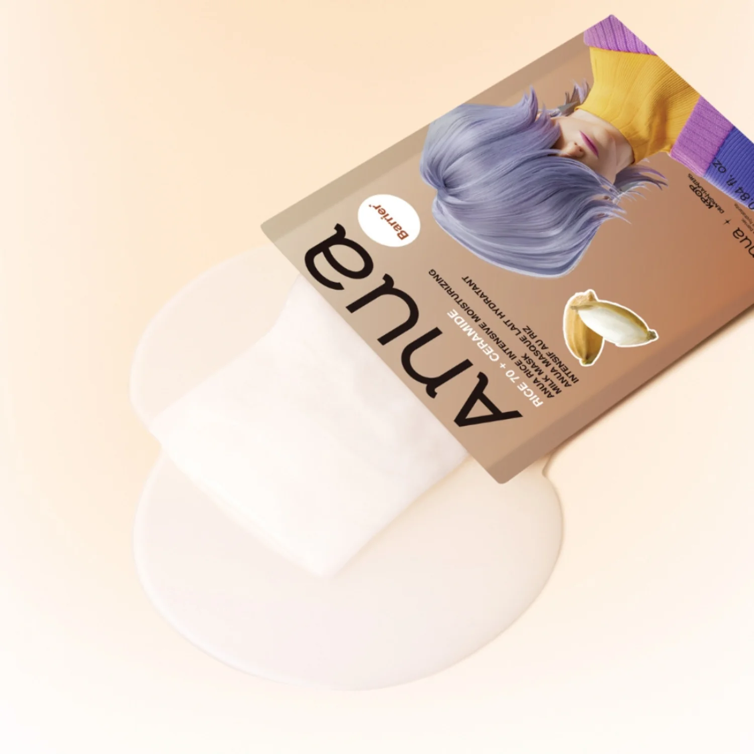 K-Pop Demon Hunters Rice 70 Intensive Moisturizing Milk Mask Mystery Saja - Image 2