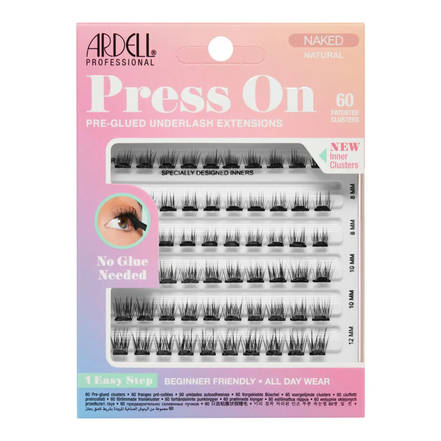 Press On Naked Natural 60st.