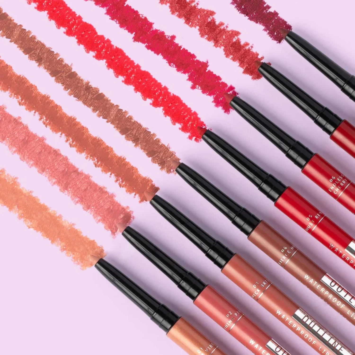 Outline Waterproof Lip Pencil Endless Cherry - Image 4