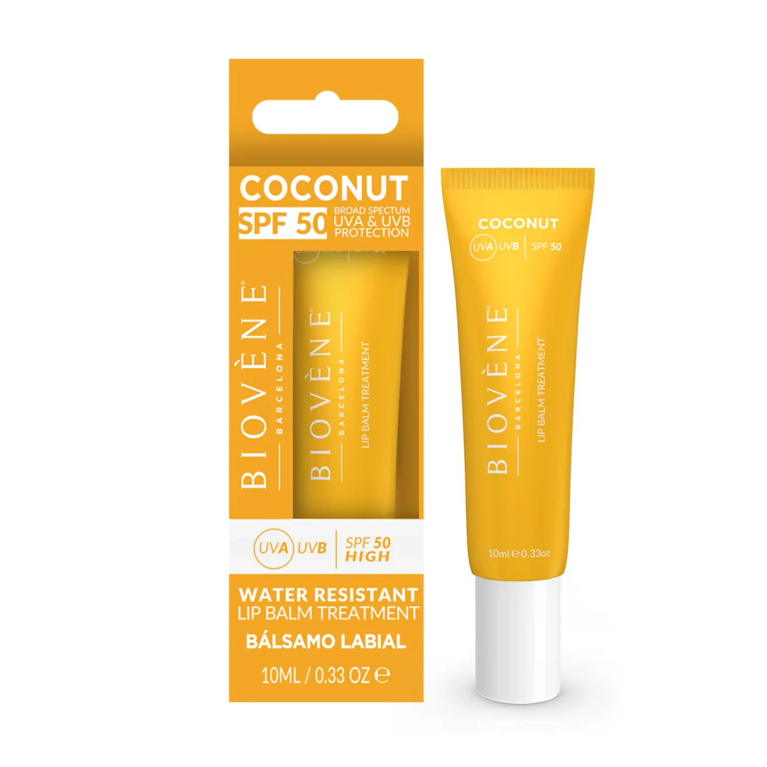 Coconut SPF50 Lip Balm Moisturizing Sun Treatment High Protection - Image 2