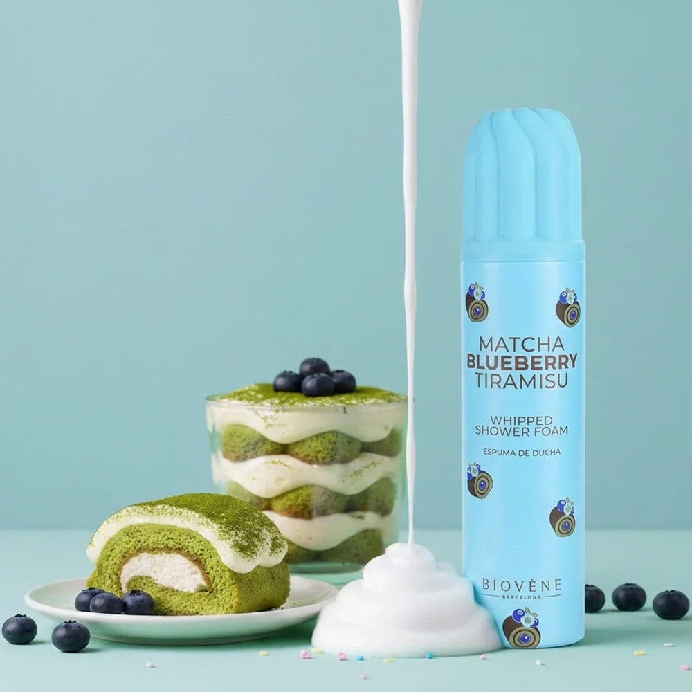 Matcha Blueberry Tiramisu Whipped Shower Foam - Image 2