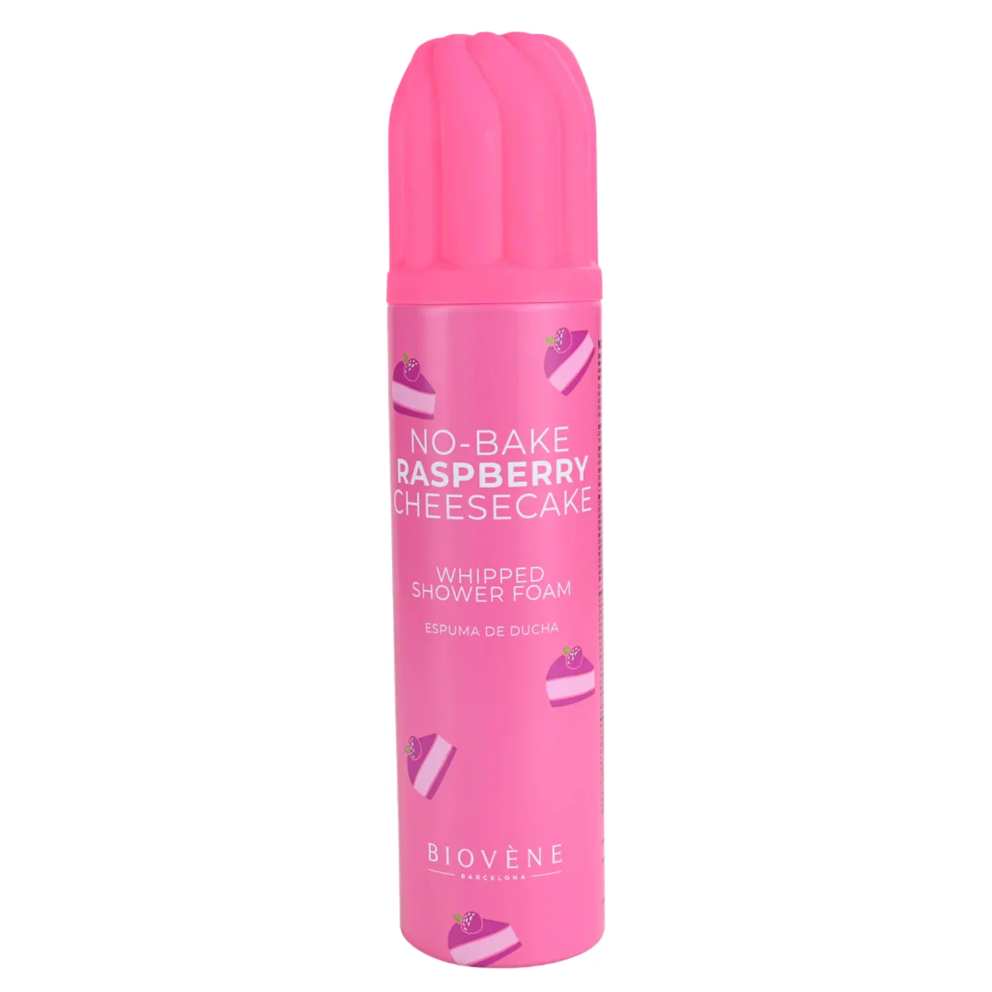 No-bake Raspberry Cheesecake Whipped Shower Foam