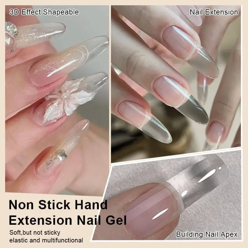 Pure Color & Glitter Non Stick Hand Extension Gel NEG27 - Image 4