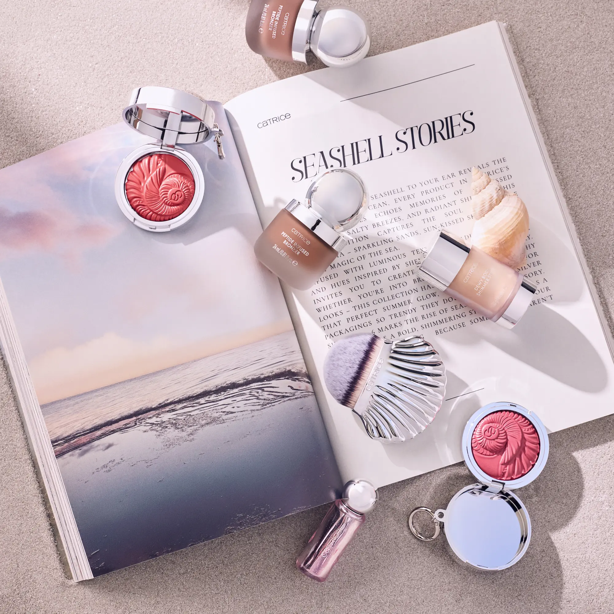 Seashell Stories Seashell Face & Body Brush C01 Ocean’s Treasure - Image 3
