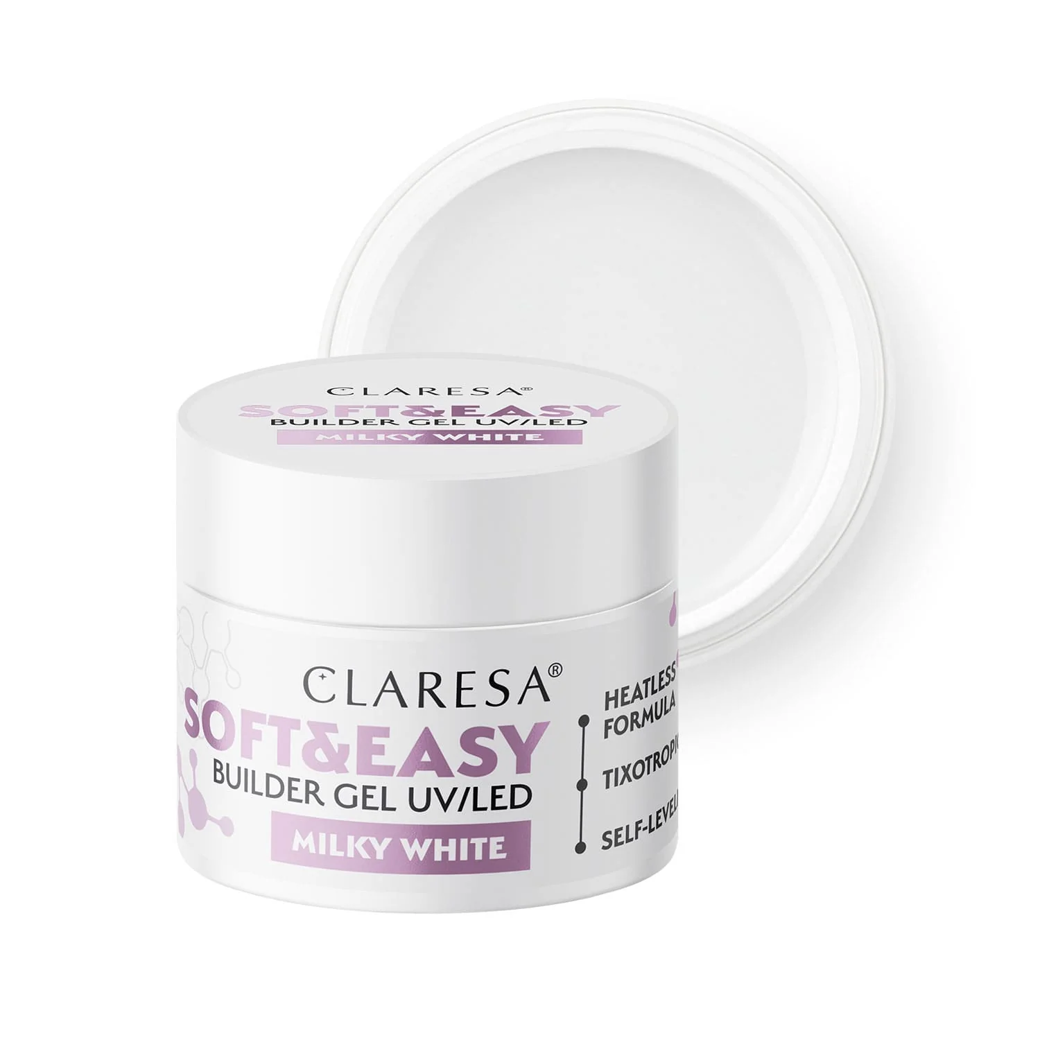 UV/LED Soft & Easy Builder Gel Milky White 12g