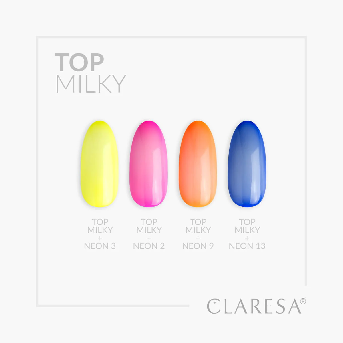 UV/LED Top Coat Milky No Wipe - Image 2