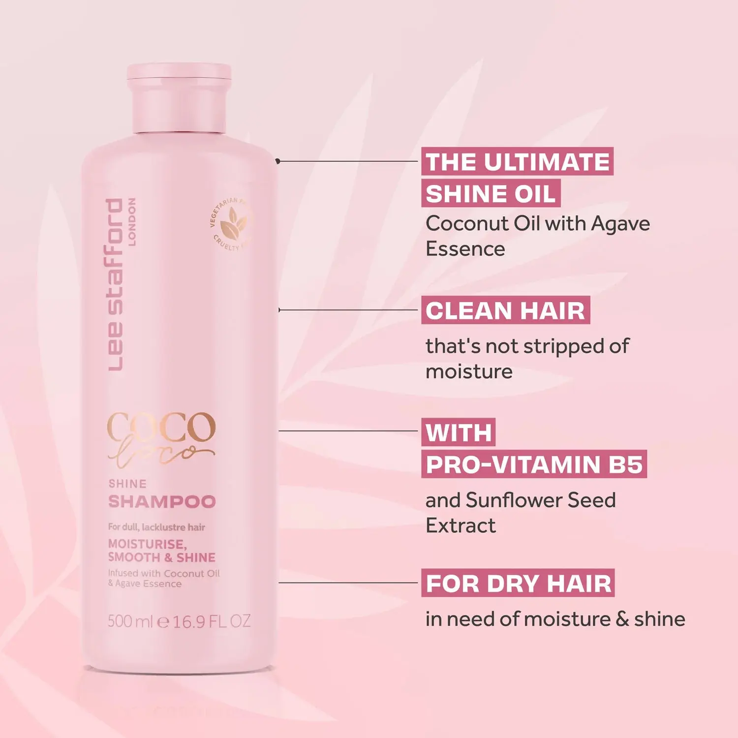 CoCo LoCo & Agave Shine Shampoo 500 ml. - Image 3