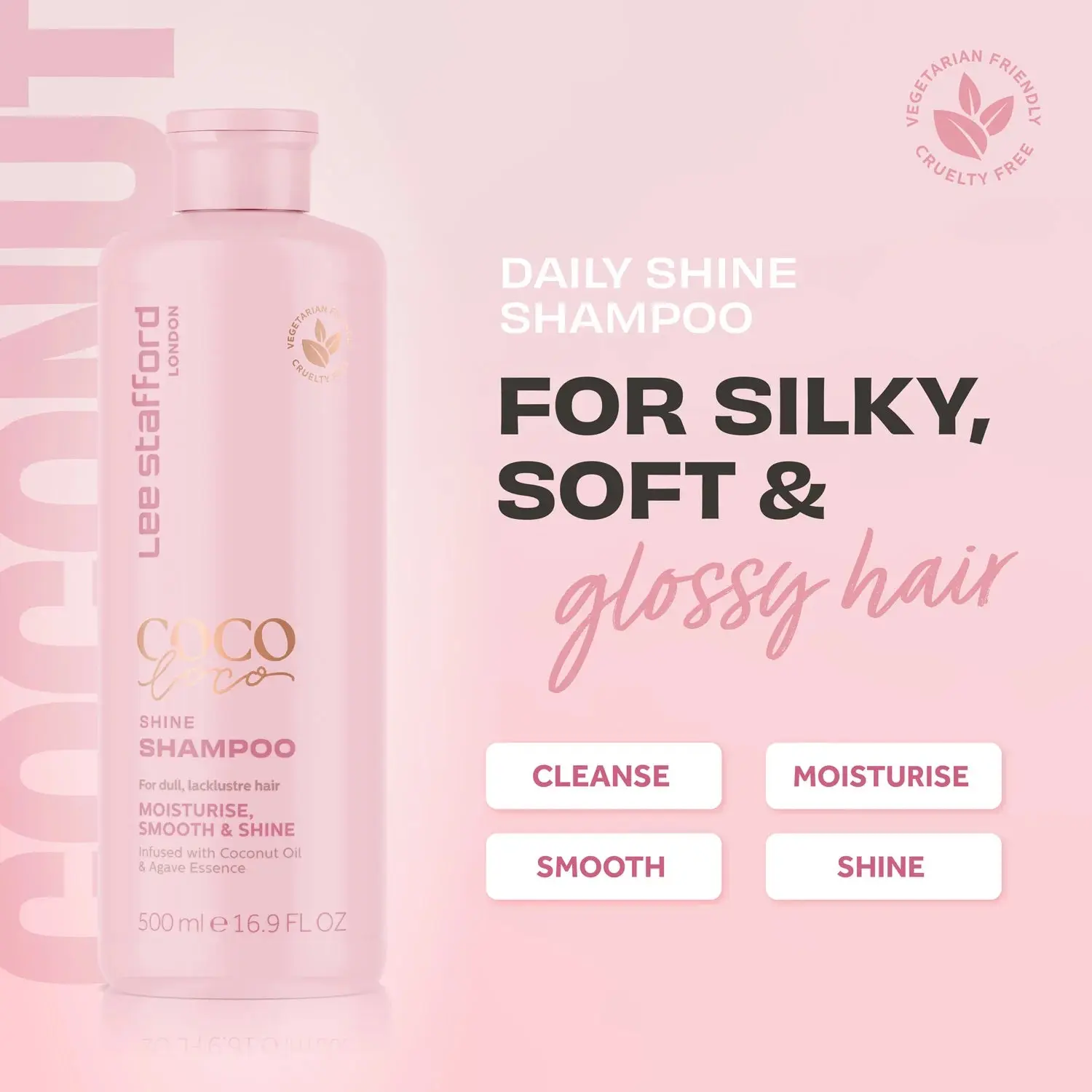 CoCo LoCo & Agave Shine Shampoo 500 ml. - Image 4