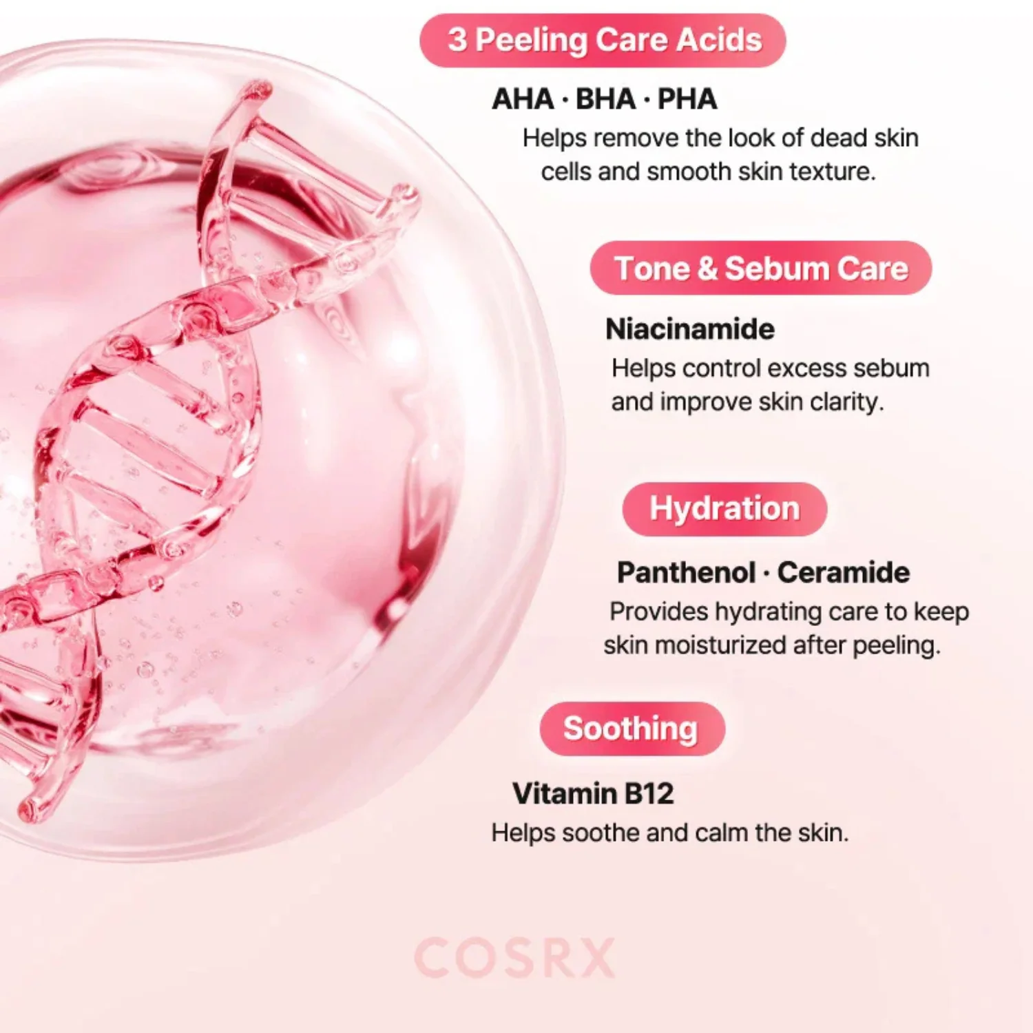 Red Rice Inositol Exfoliating Care Pore Peel Serum - Image 8