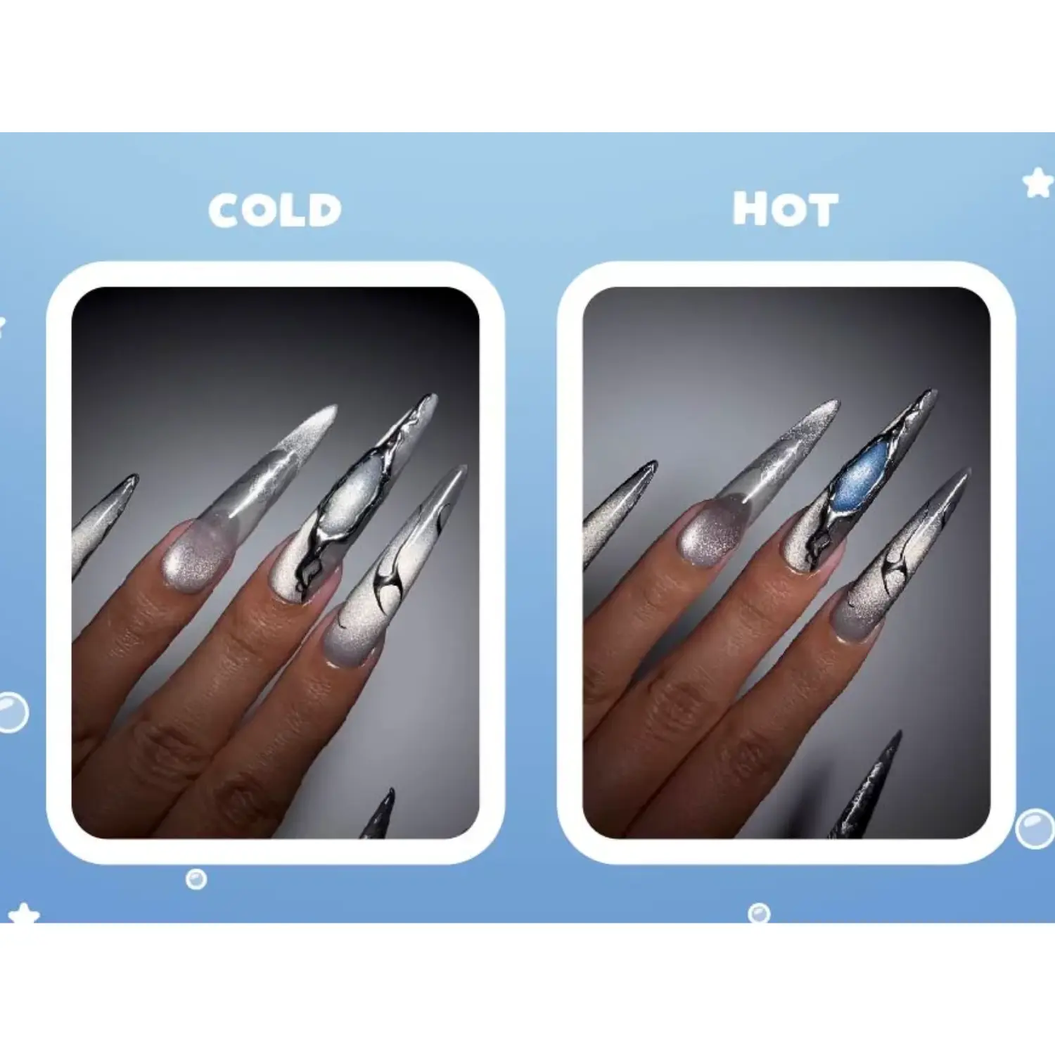Sea x Sky Magnetic Cat Eye Gel Polish Deep Sea - Image 3