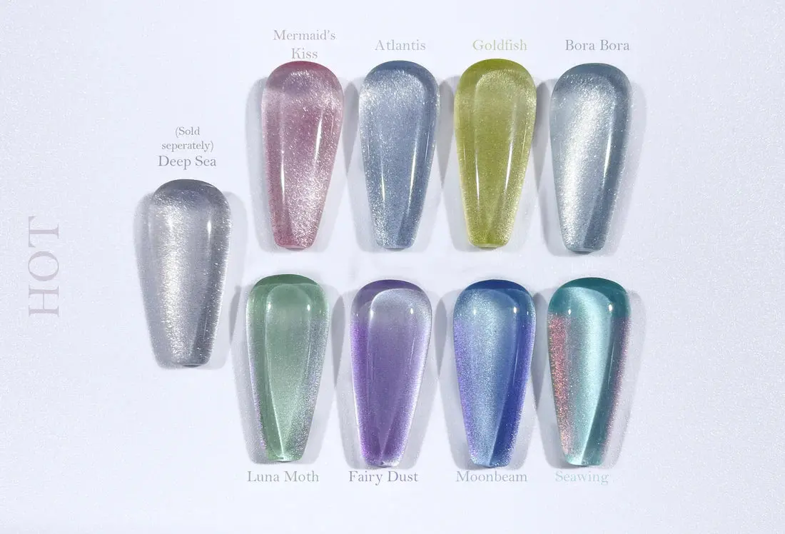 Sea x Sky Magnetic Cat Eye Gel Polish Goldfish - Image 4