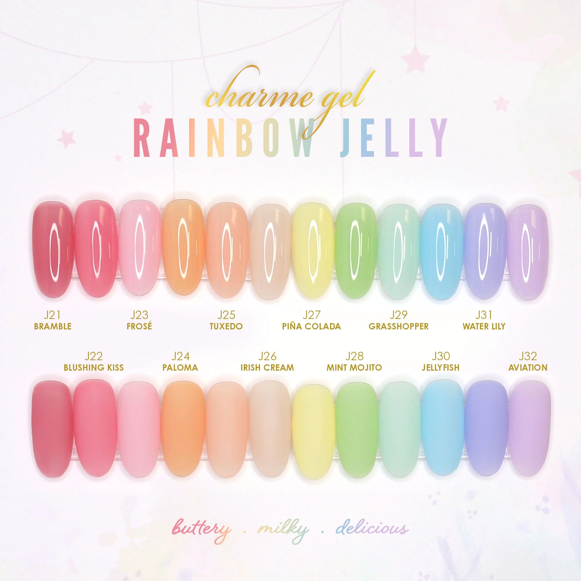 Charme Gel Jelly J26 Irish Cream - Image 2