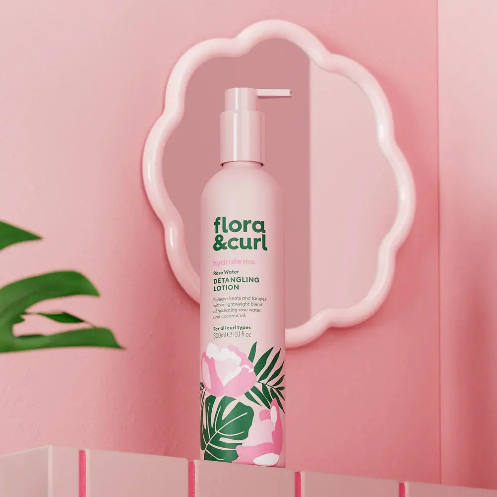 Flora & Curl Detangling Lotion Rose Water - Image 2