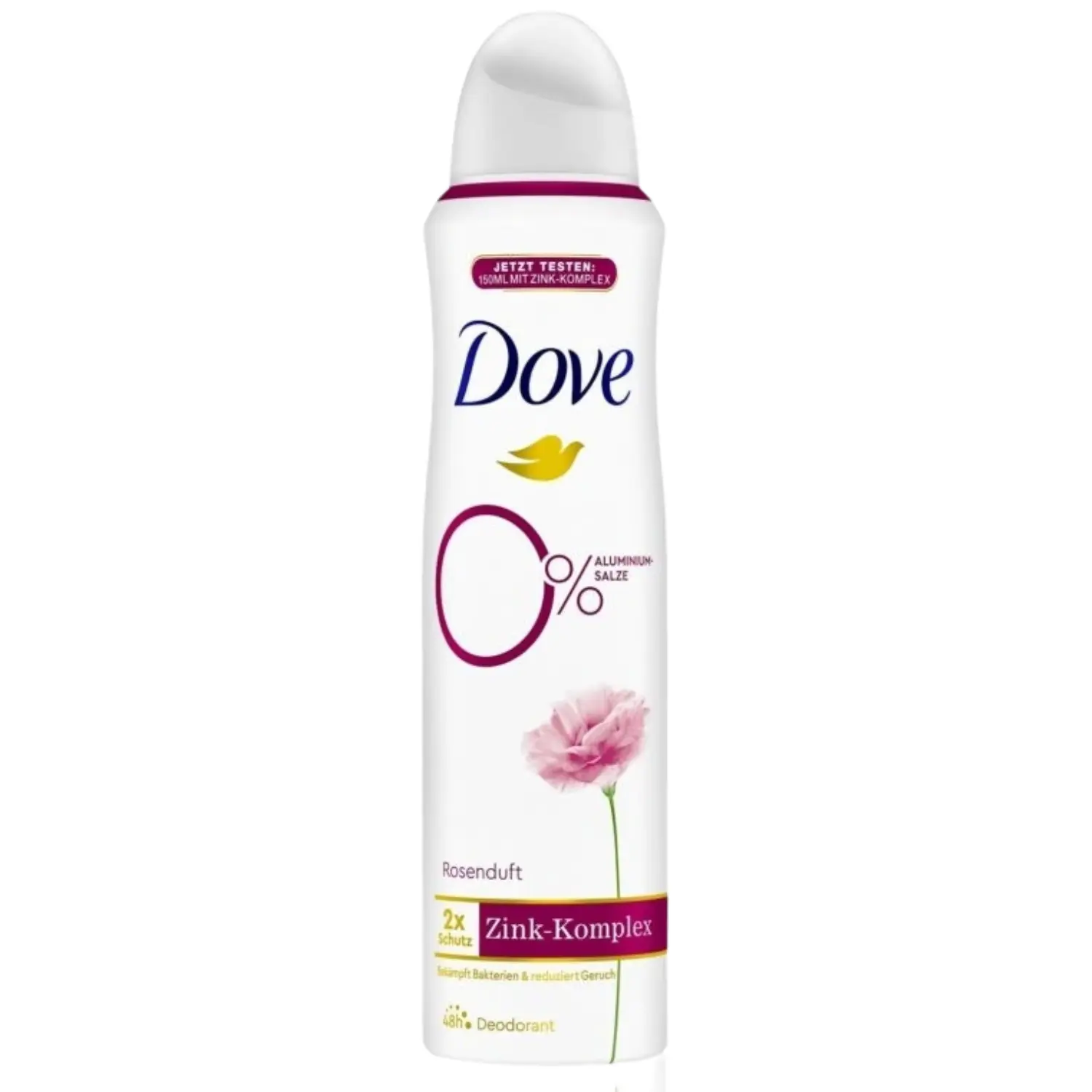 Rose Scent Deodorant Spray with Nourishing Zinc Complex