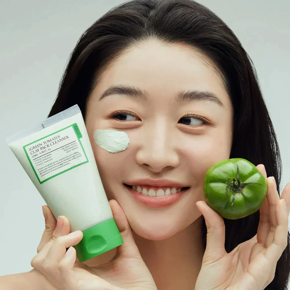 Green Tomato Clay Pack Cleanser Mini - Image 2
