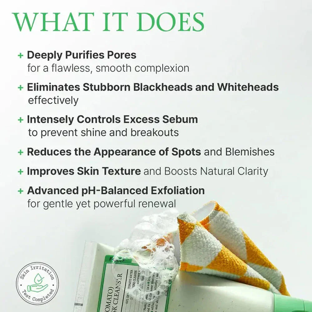 Green Tomato Clay Pack Cleanser Mini - Image 4
