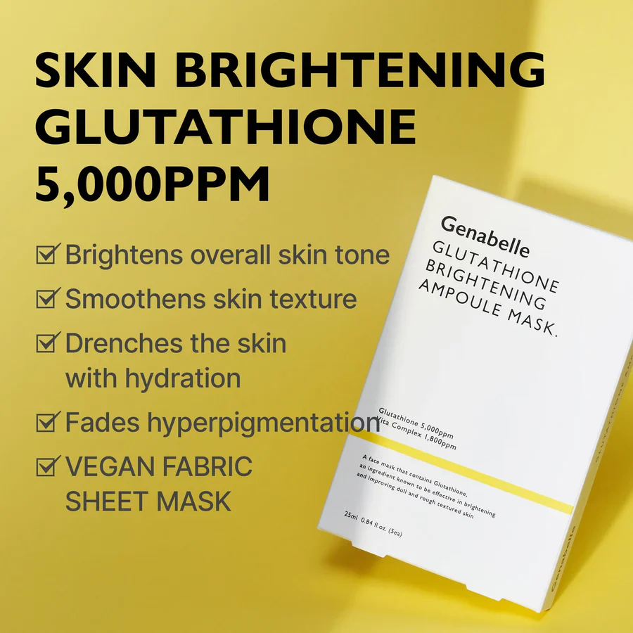Glutathione Brightening Ampoule Mask - Image 3