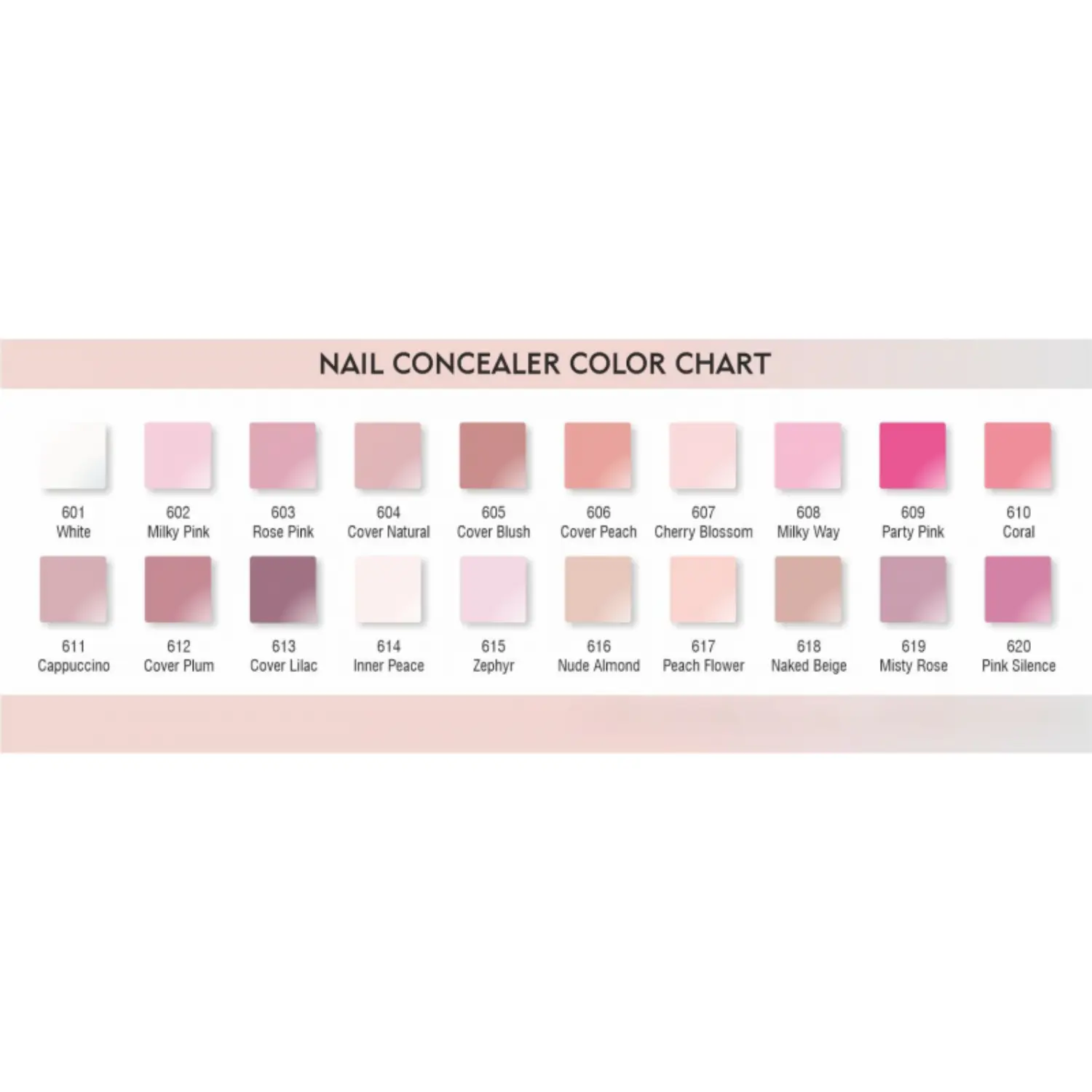Ruber Base Nail Concealer Rose Pink #603 15 ml - Image 2