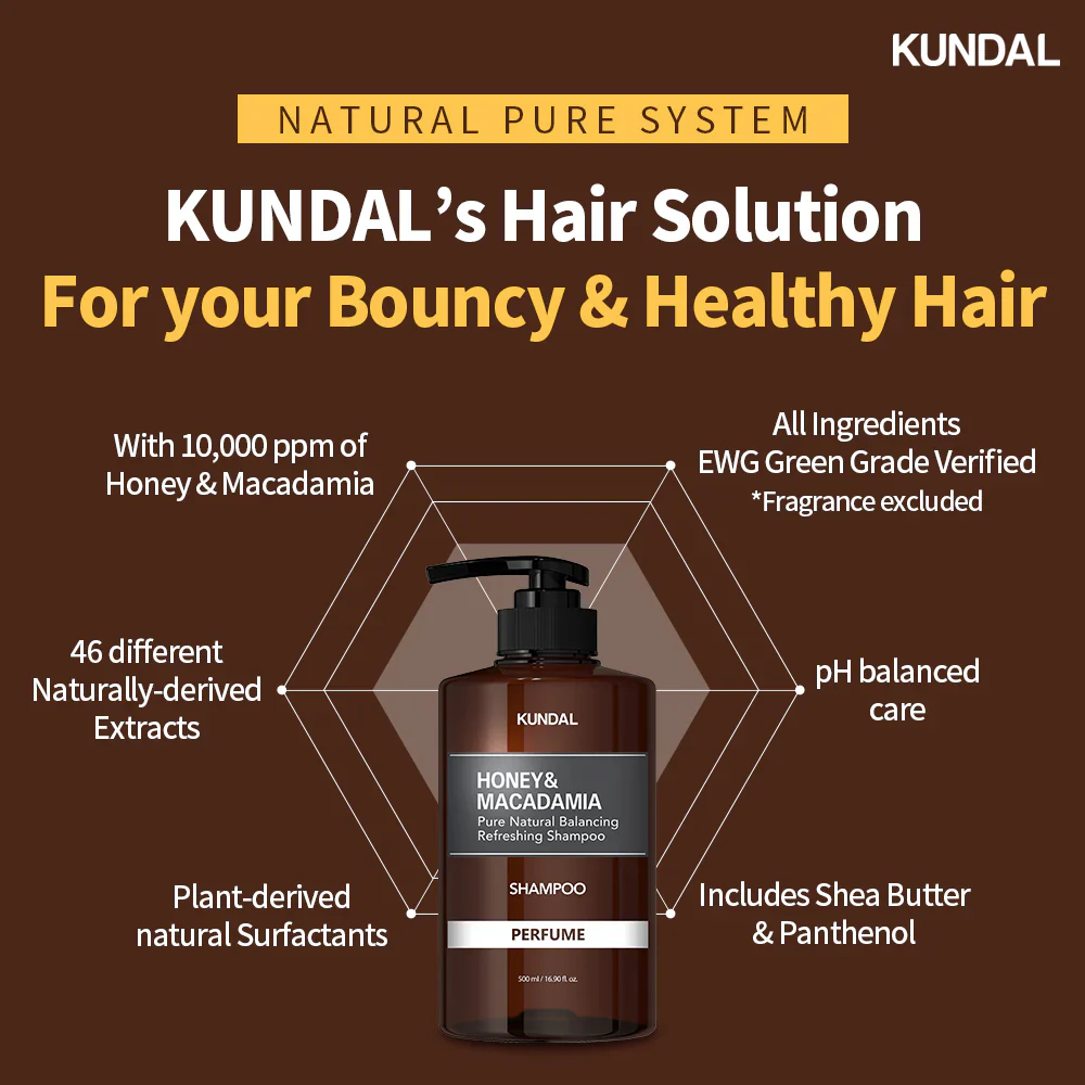 Honey & Macadamia Nature Shampoo Amber Vanilla - Image 2