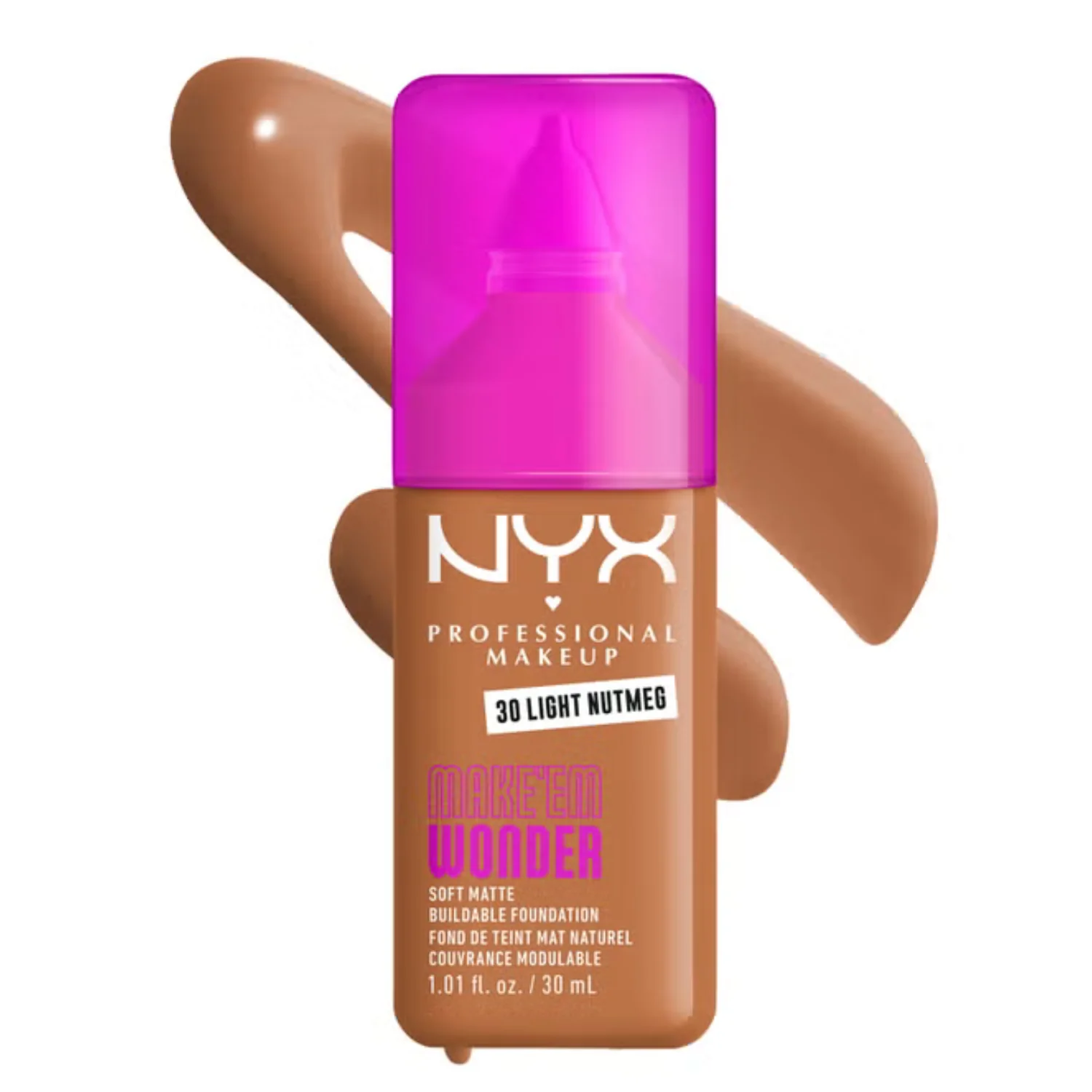 Make 'EM Wonder Foundation Light Nutmeg