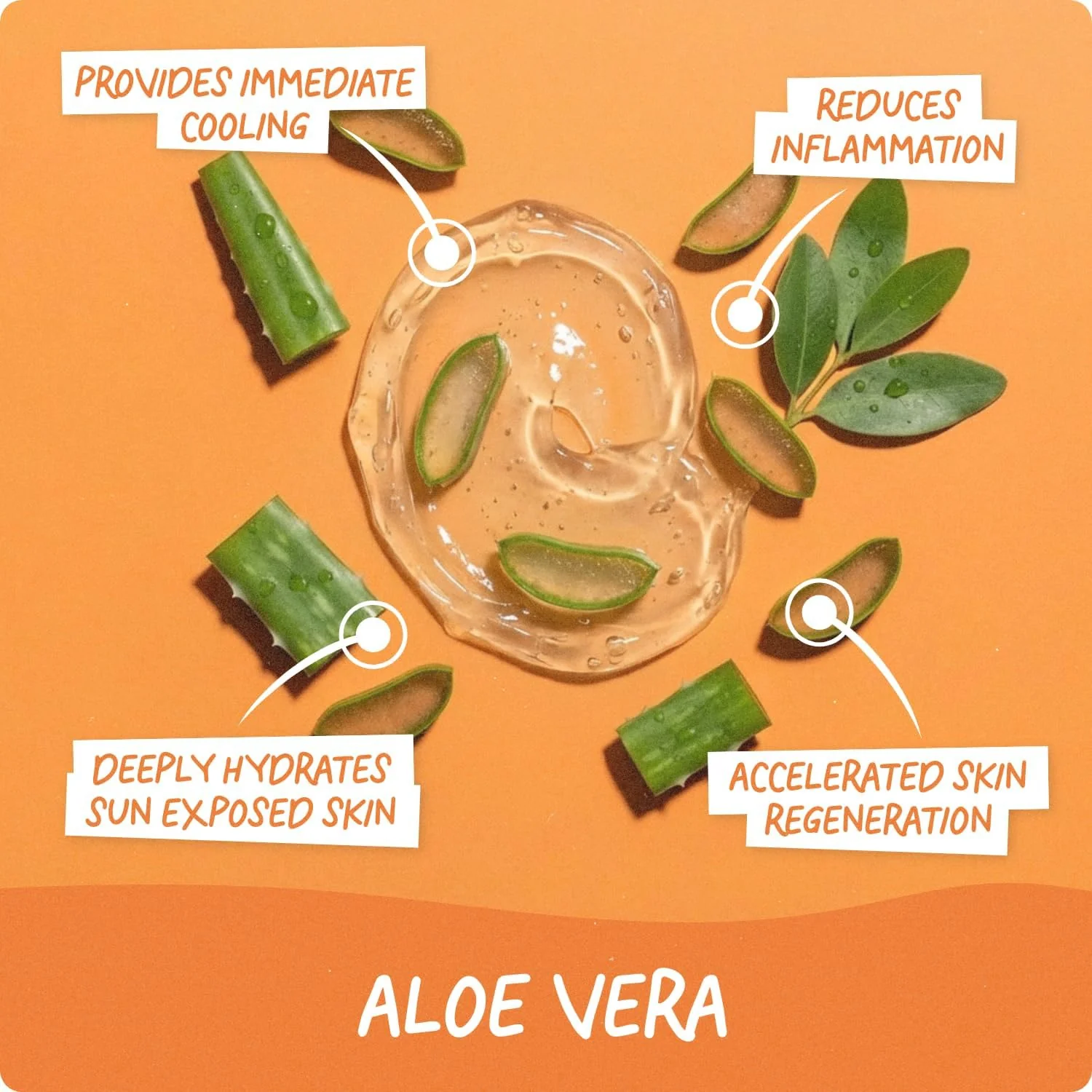 Aloe Vera After Sun Moisturising Gel 200 ml. - Image 3