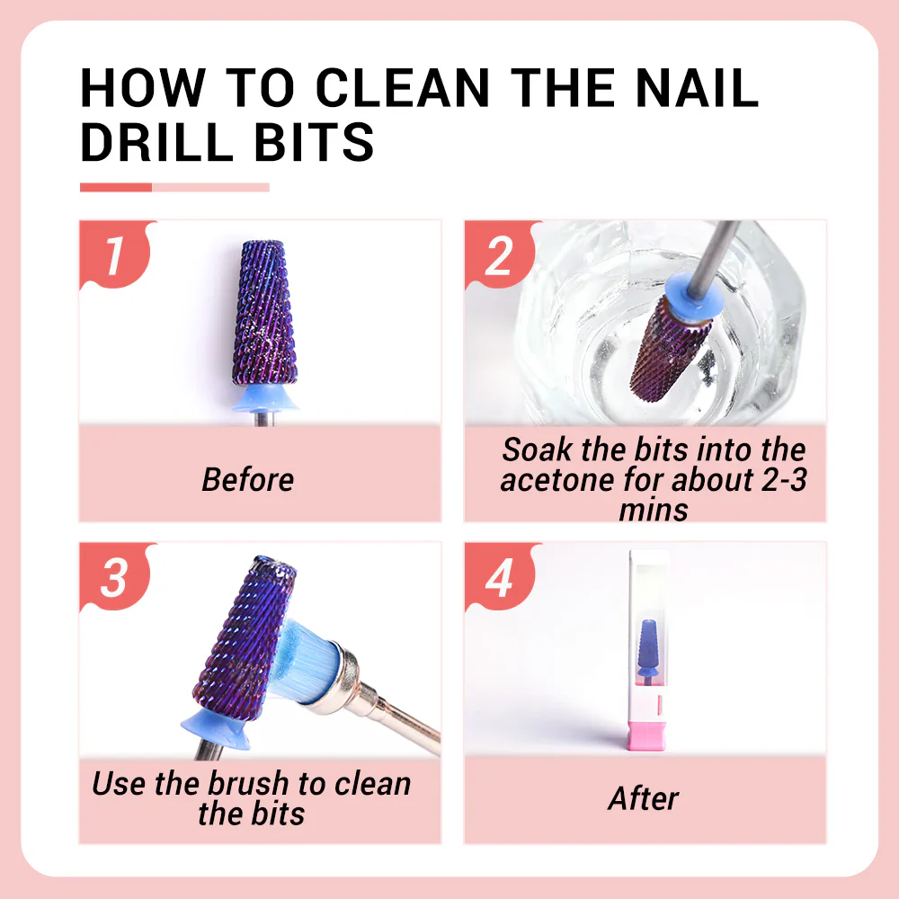 5-in-1 Cross Cut Tungsten Carbide Nail Drill Bits Fine - Image 7
