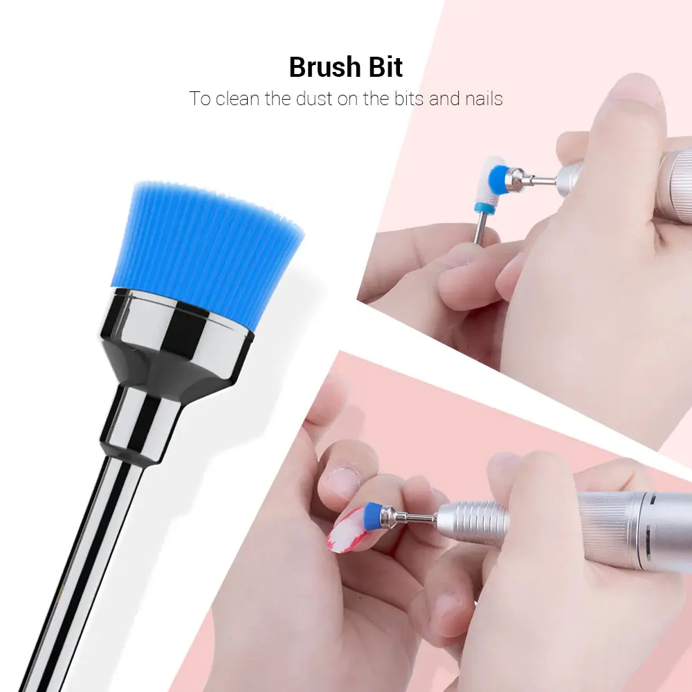 Diamond Cuticle Nail Drill Bits Set 10Pcs - Image 3