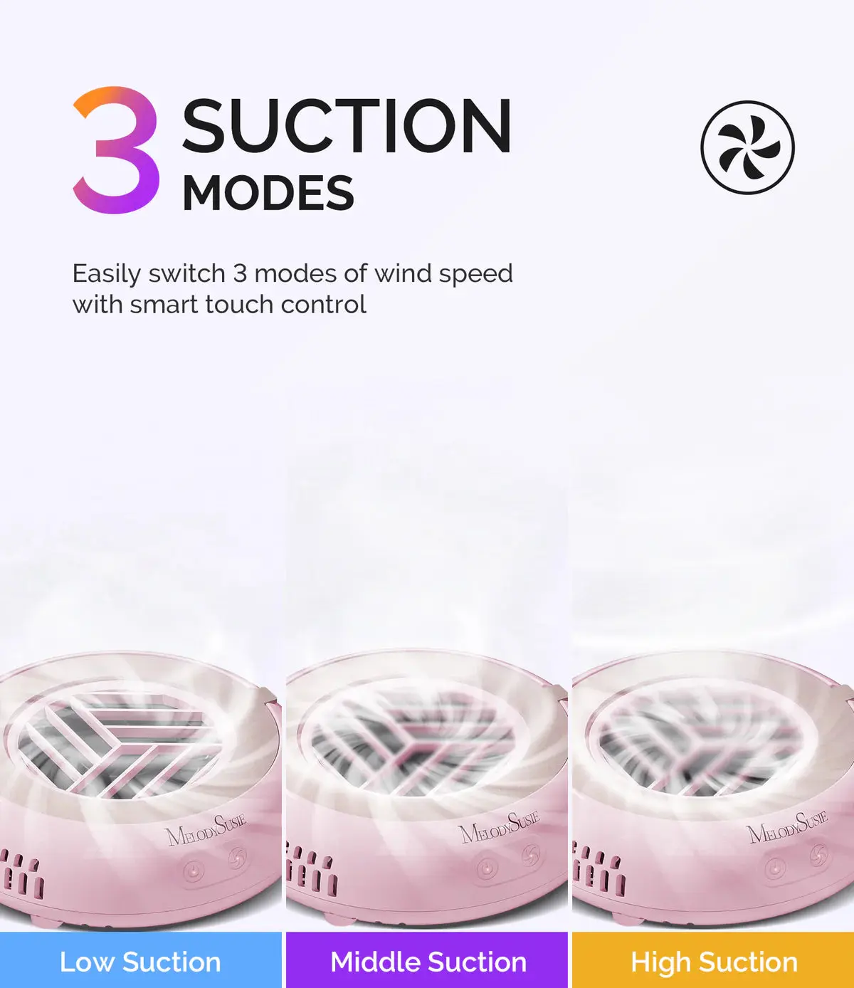 HProA Nail Dust Collector Pink - Image 6