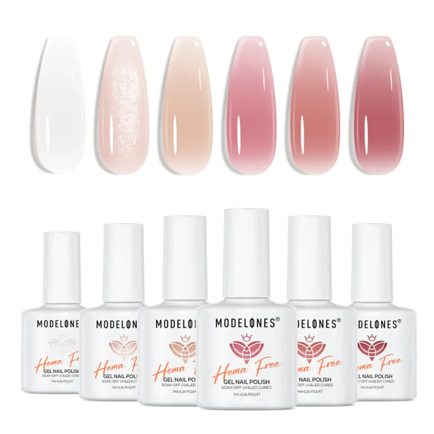 Gel Nail Polish Set Lunar Glow