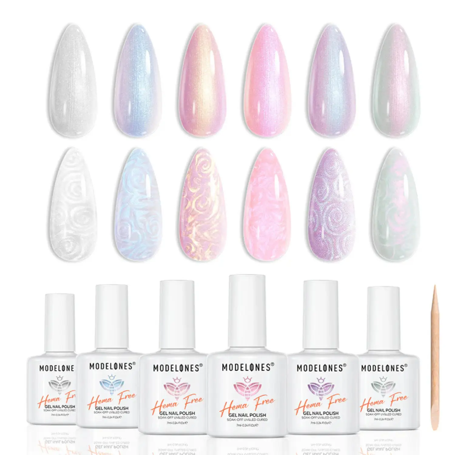 Gel Nail Polish Set Sugar Galaxy
