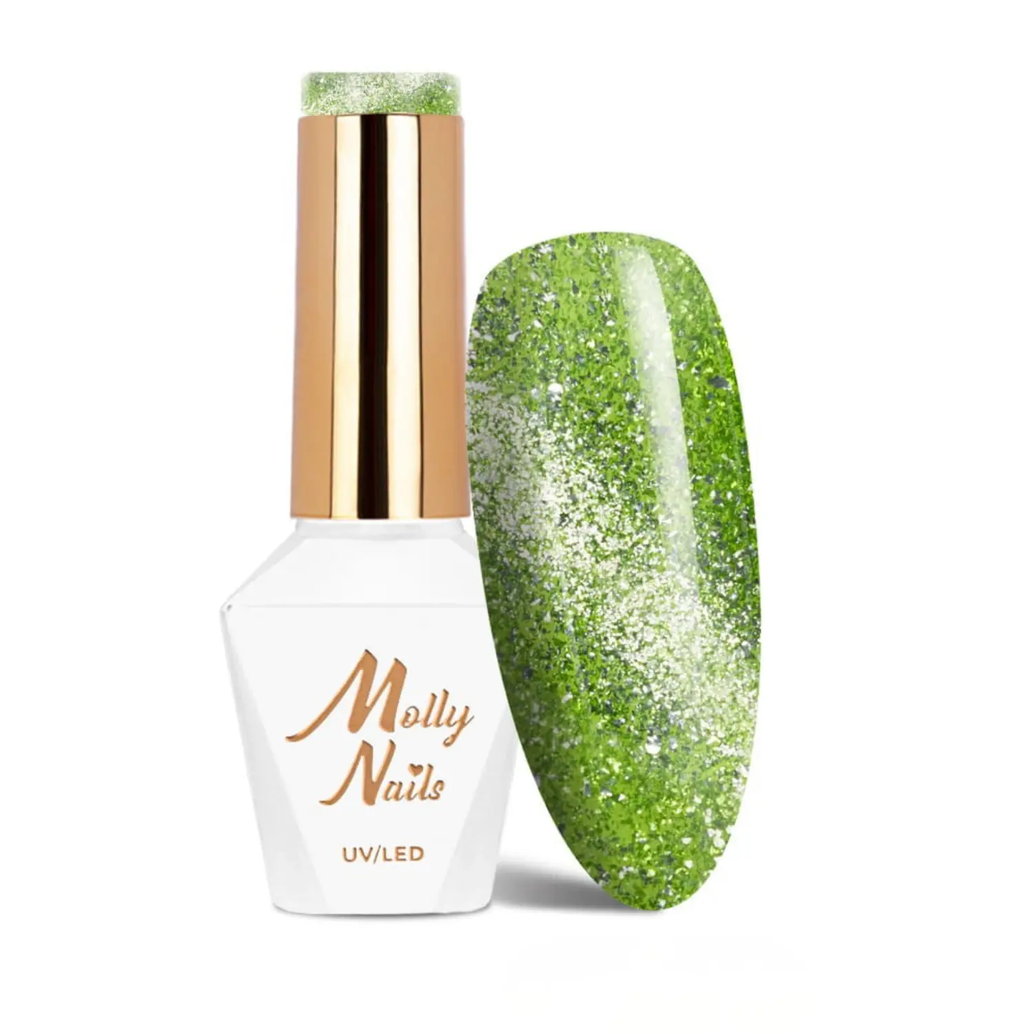 UV/LED Gel Polish Cat Eye Glacier Crush Nr 250 Emerald