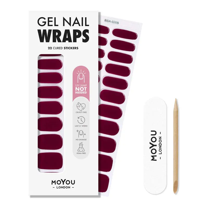 Non-UV Gel Wraps Fatal Kiss - Image 5