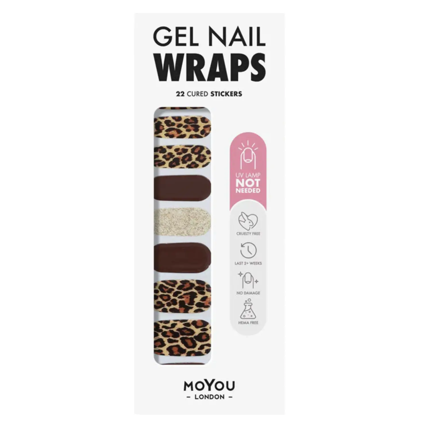 Non-UV Gel Wraps Savage Chic