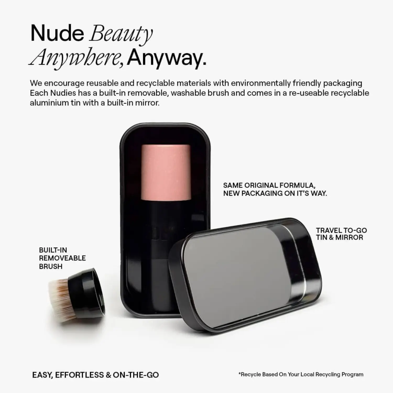 Nudies Glow Highlighter Stick Bubbly Bebe - Image 6