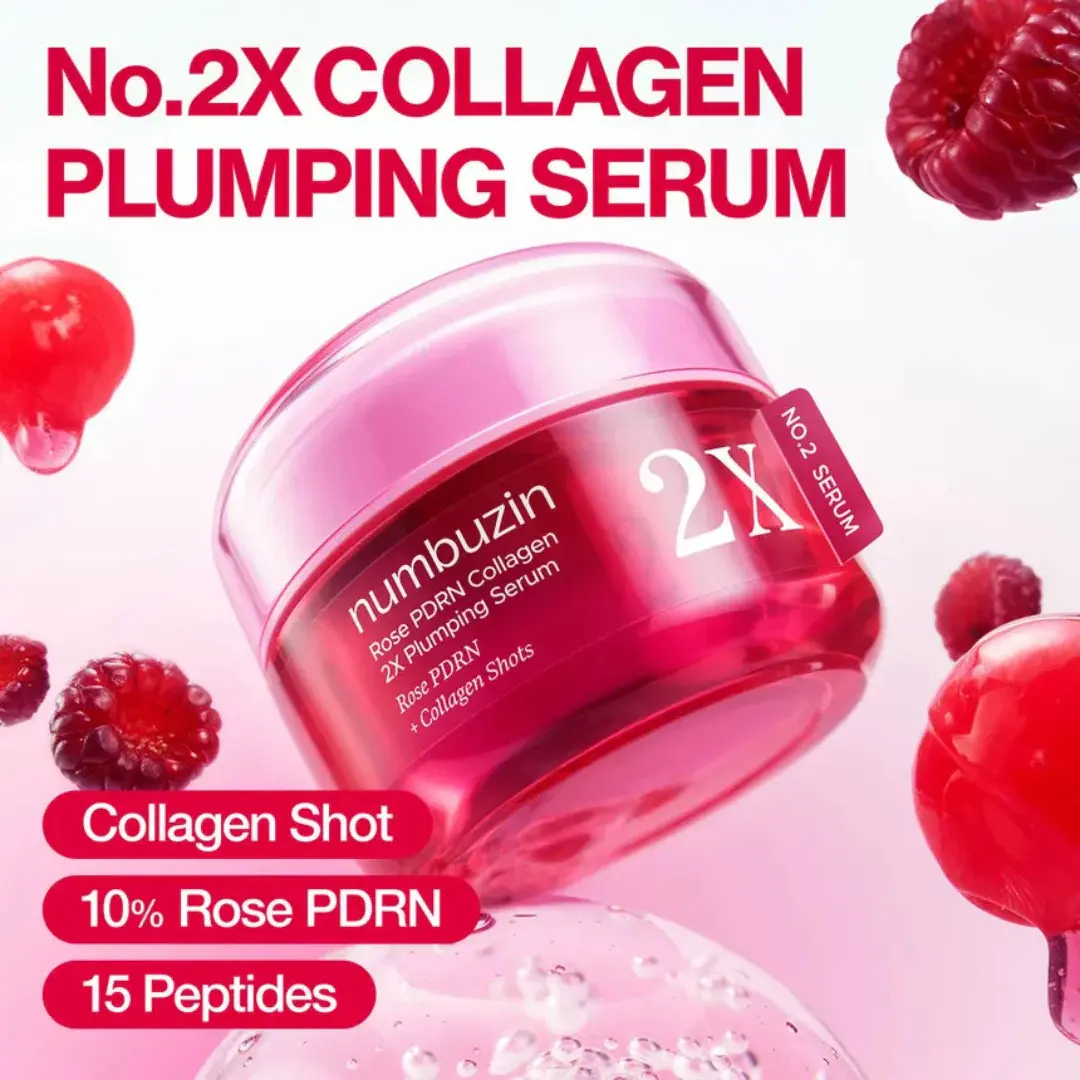 No.2 Rose PDRN Collagen 2X Plumping Serum - Image 5