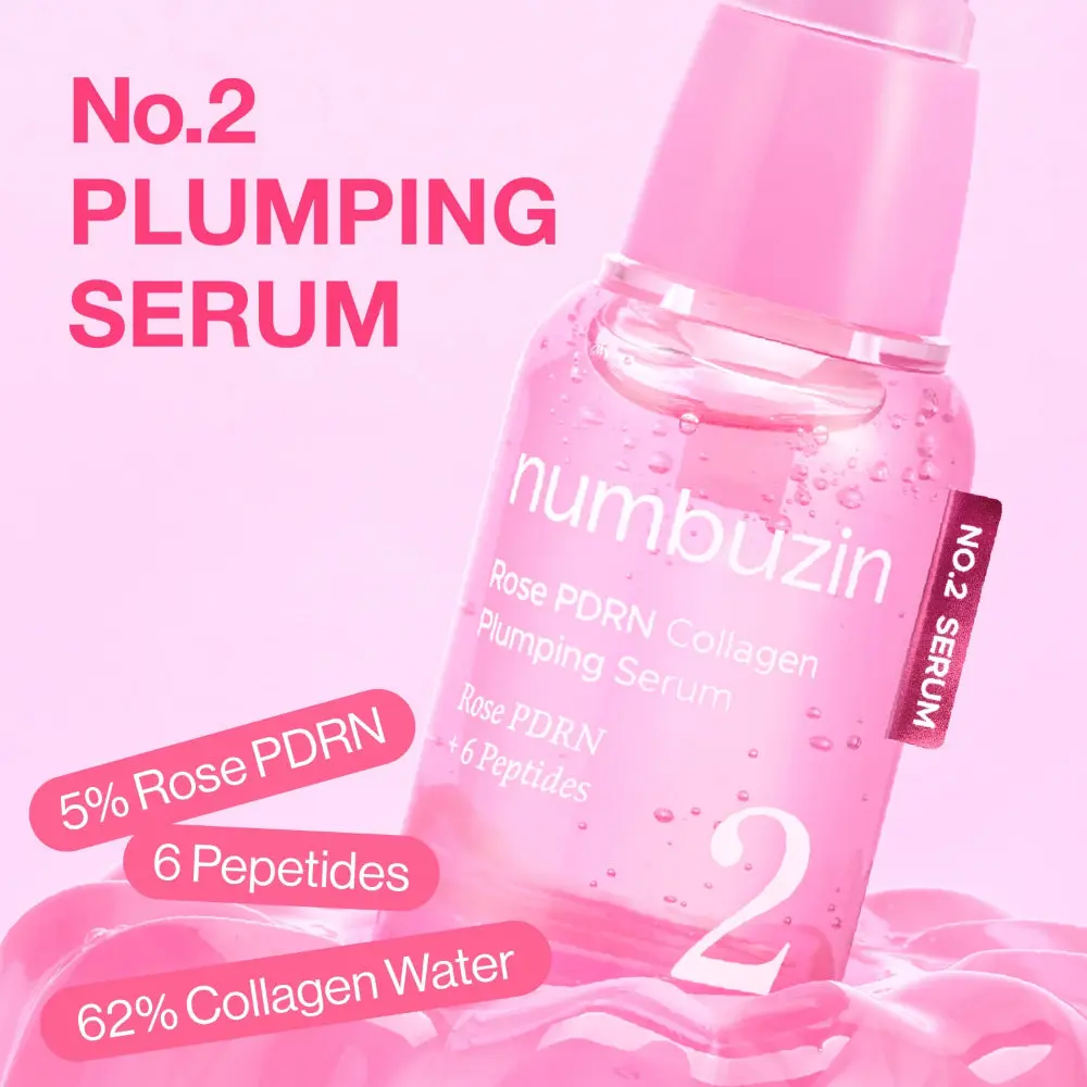 No.2 Rose PDRN Collagen Plumping Serum - Image 3