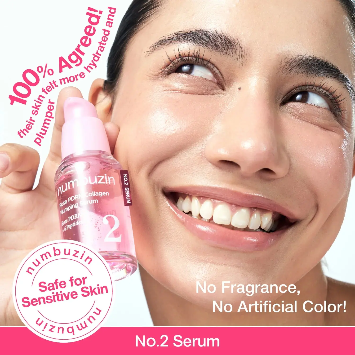 No.2 Rose PDRN Collagen Plumping Serum - Image 5