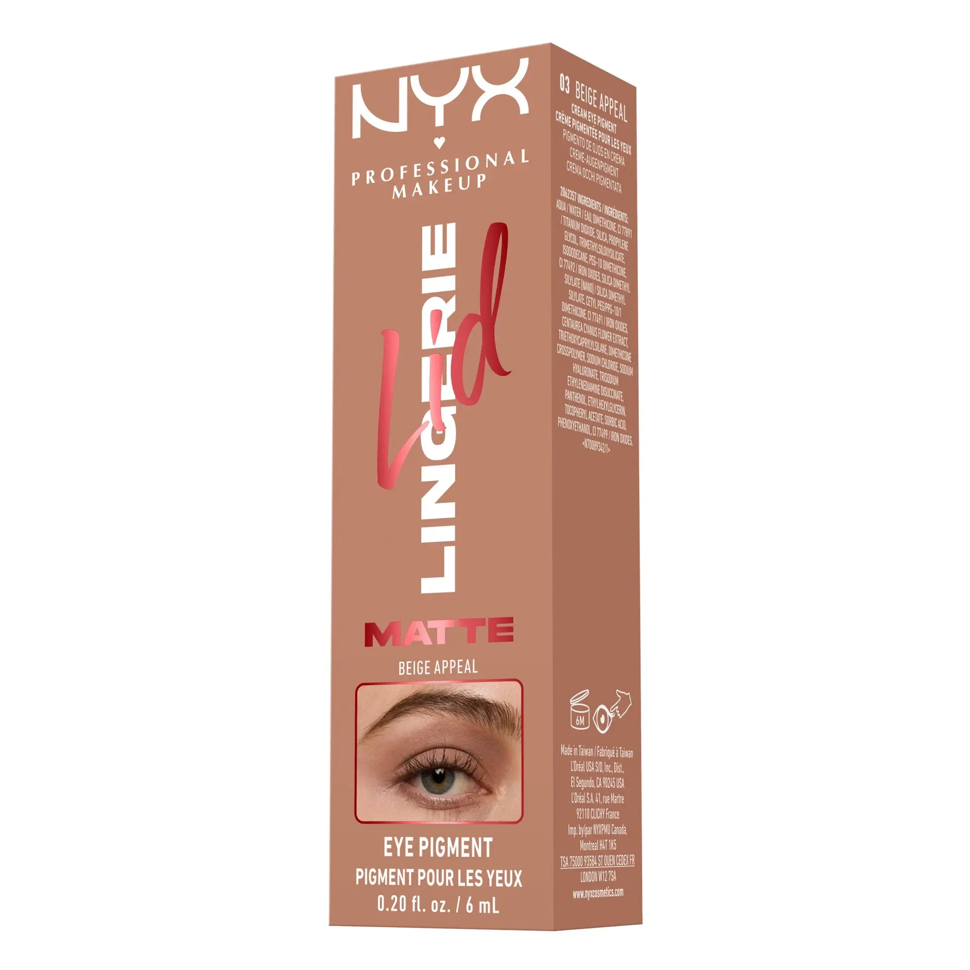 Lid Lingerie Cream Eye Pigment 03 Beige Appeal - Image 13