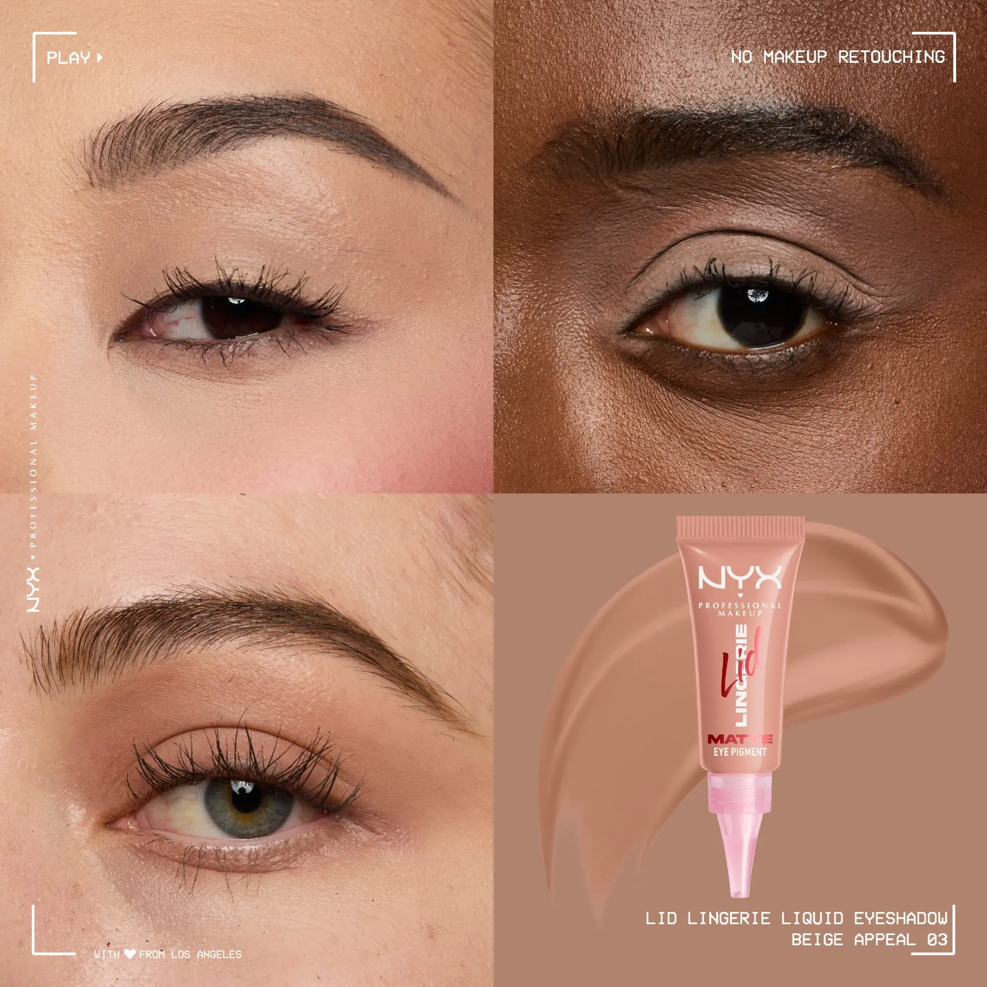 Lid Lingerie Cream Eye Pigment 03 Beige Appeal - Image 2