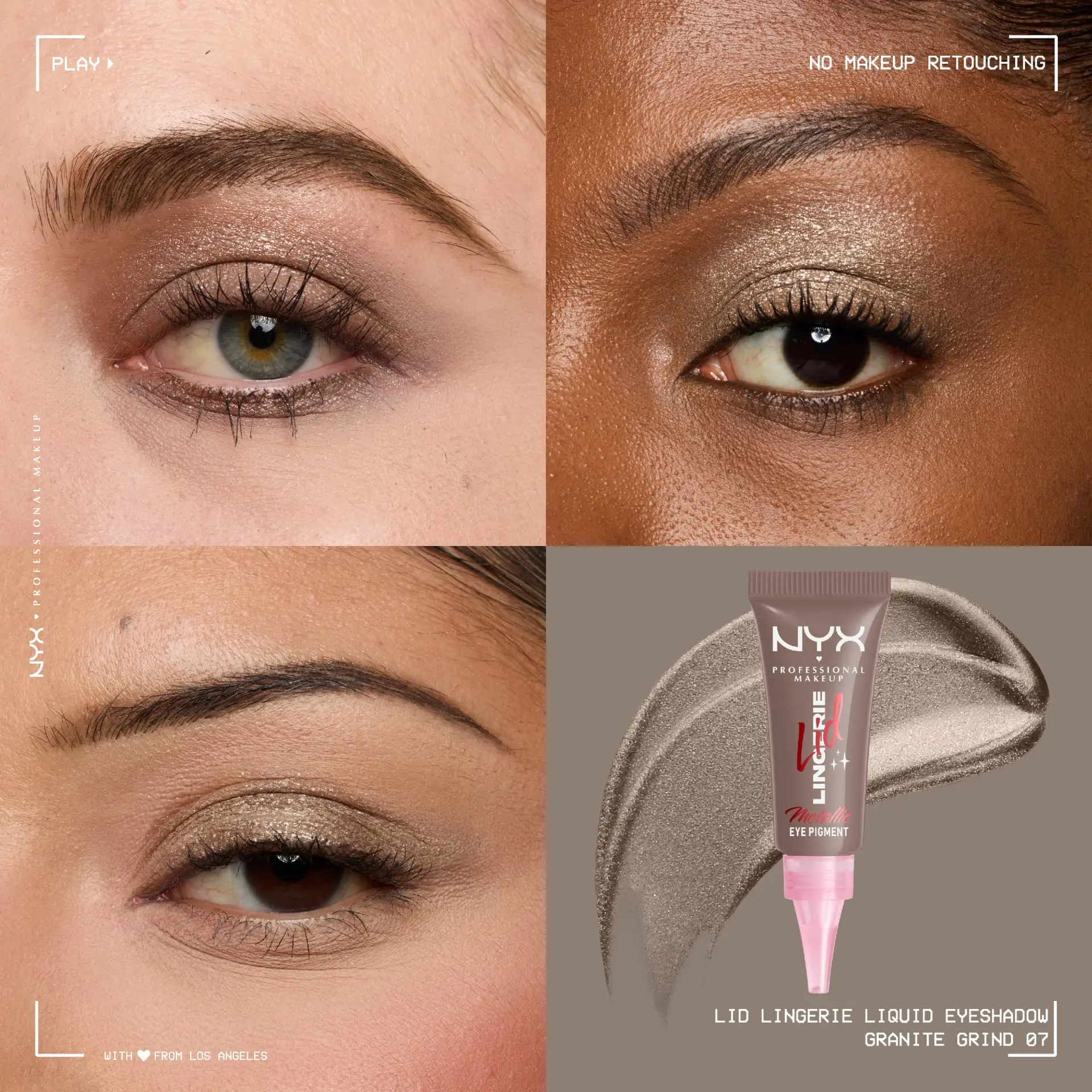 Lid Lingerie Cream Eye Pigment 07 Granite Grind - Image 2