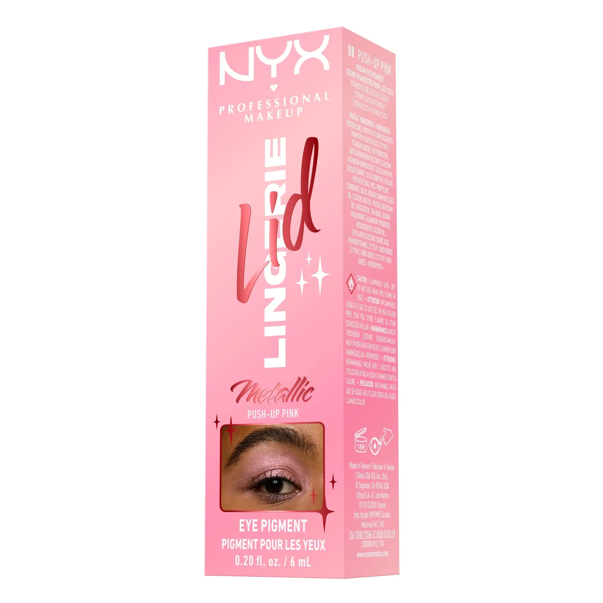 Lid Lingerie Cream Eye Pigment 08 Push Up Pink - Image 13