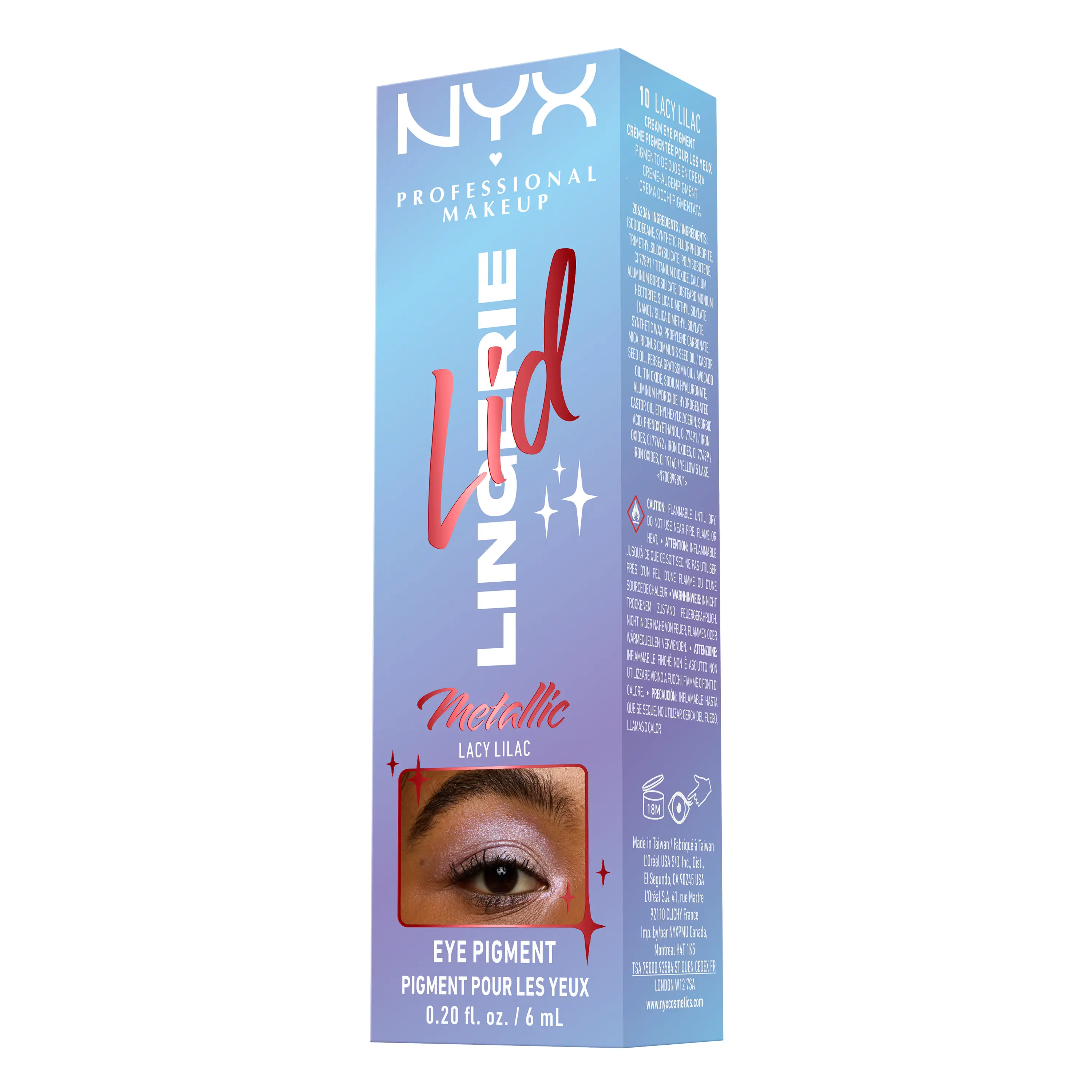 Lid Lingerie Cream Eye Pigment 10 Lacy Lilac - Image 13