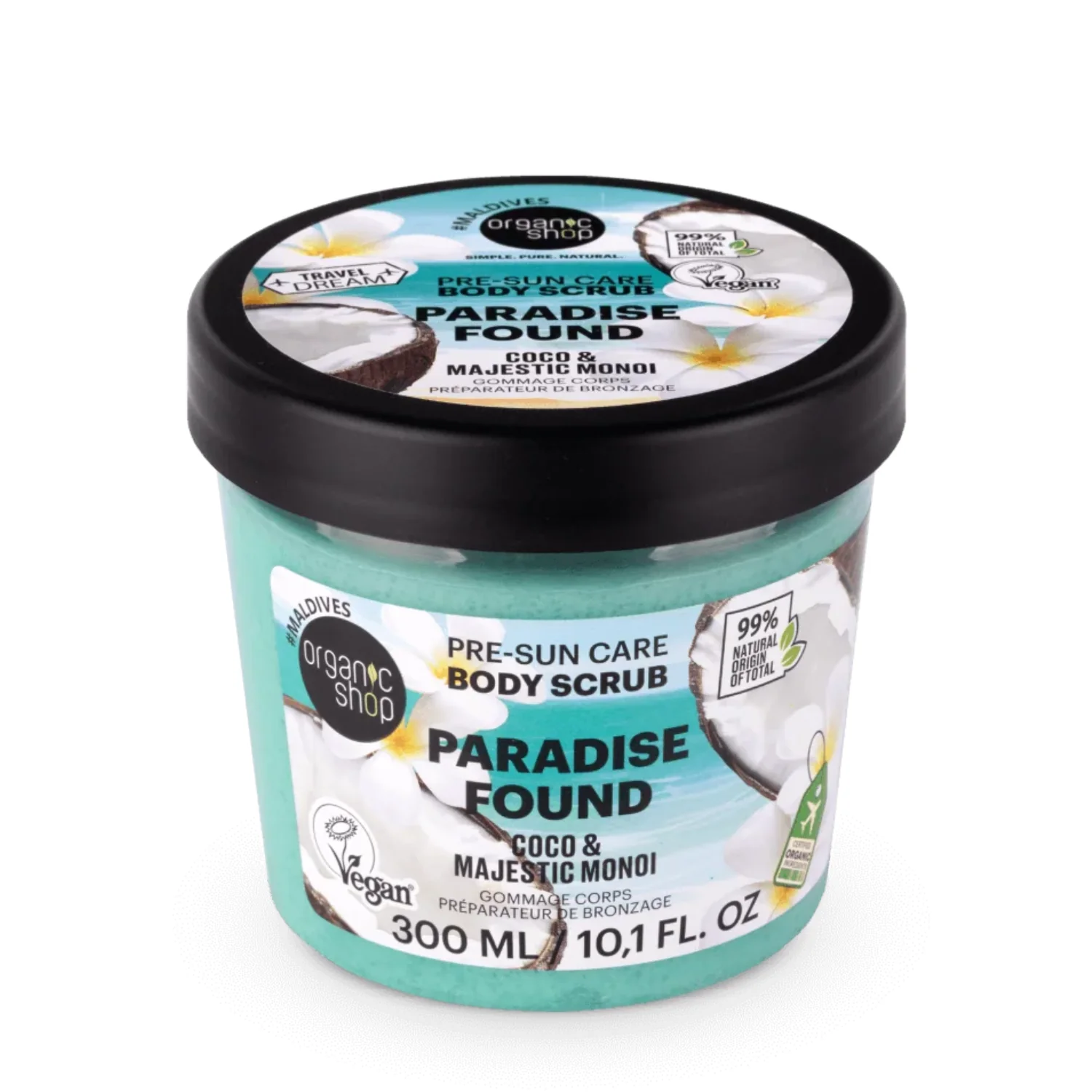 Body Scrub Paradise Found Pre-Sun Care Coco & Majestic Monoi