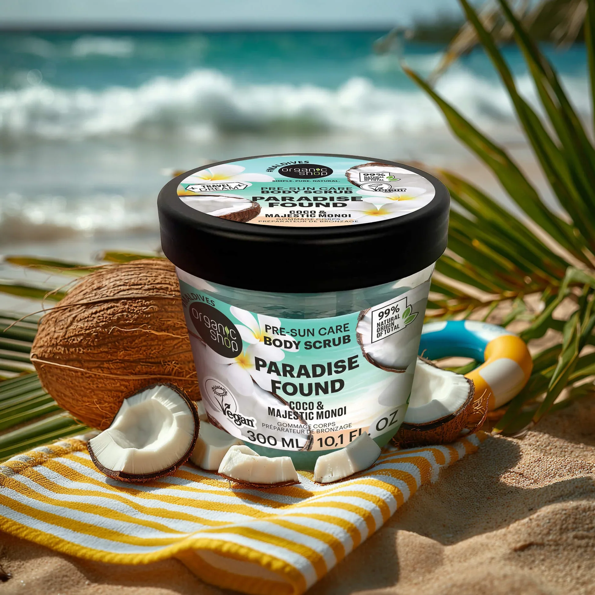 Body Scrub Paradise Found Pre-Sun Care Coco & Majestic Monoi - Image 3