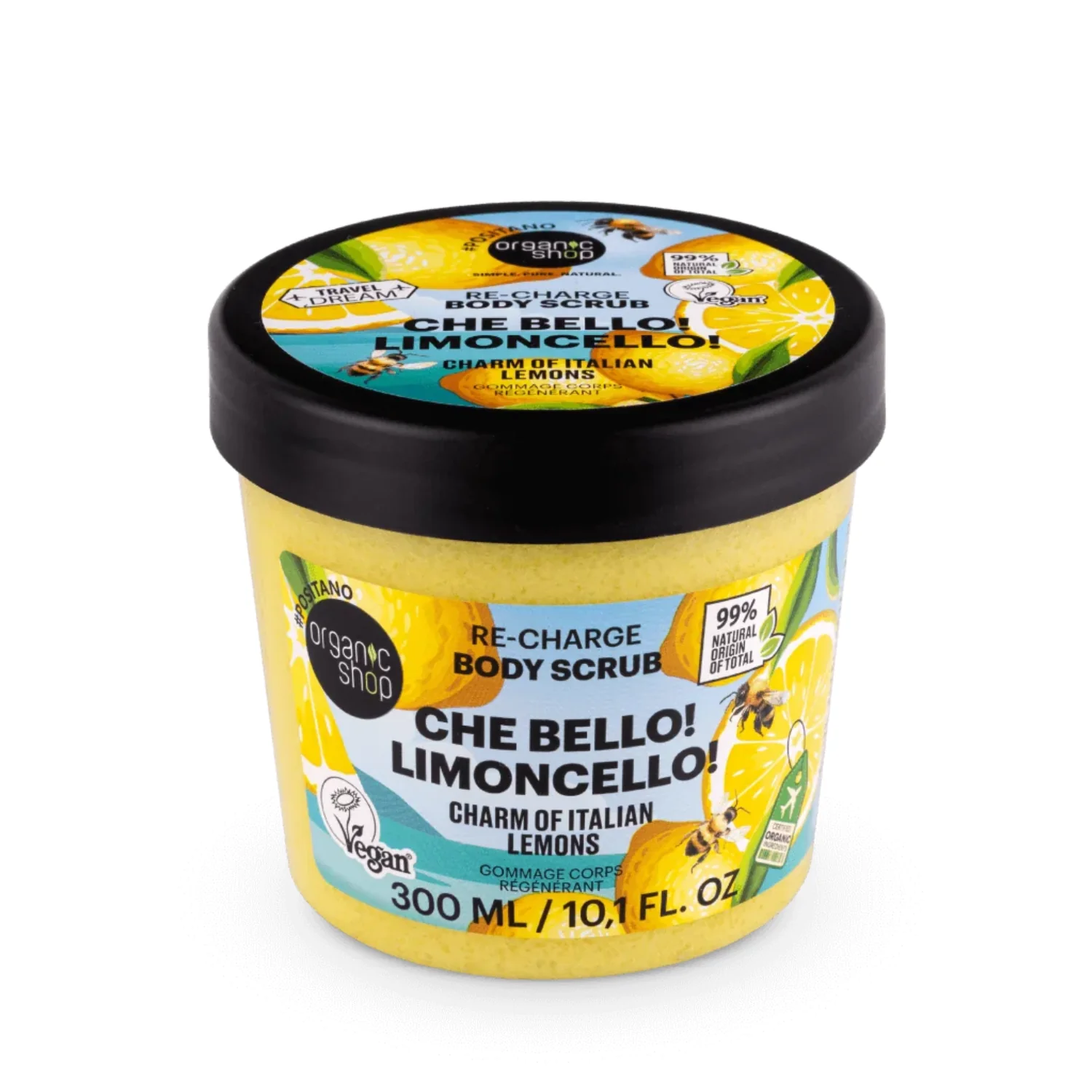 Body Scrub With The Citrus Aroma Of Italian Lemons And A Refreshing Hint Of Limoncello