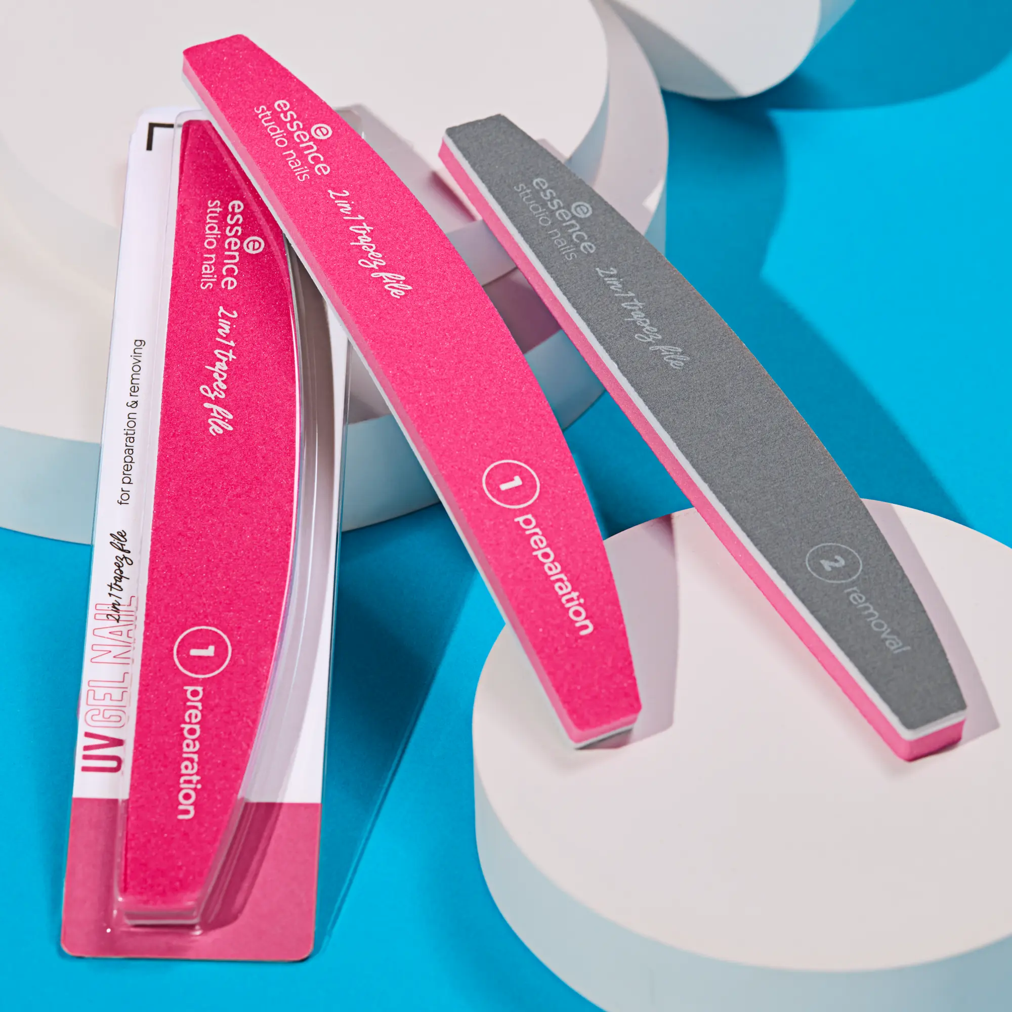 Studio Nails UV Gel Nail 2 in 1 Trapez File - Image 4