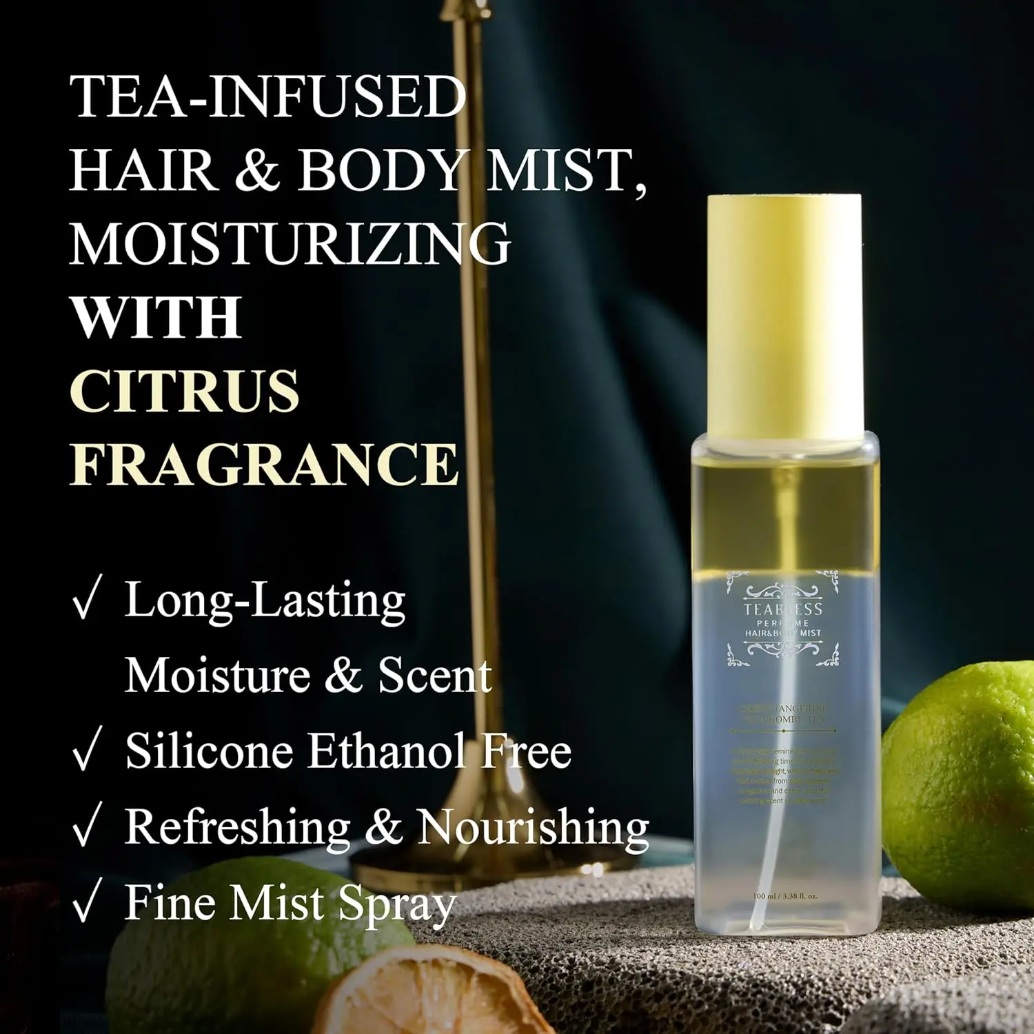 Green Tangerine Yuja Kombu Tea Perfume Hair & Body Mist - Image 2