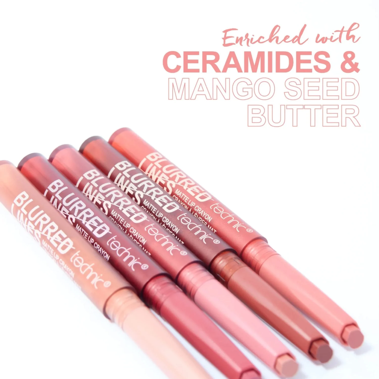 Blurred Line Matte Lip Crayon Nude - Image 6